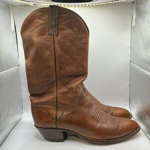 El Dorado Crazy Horse Cowboy Boots Brown Leathers Mens 9 D Western Rodeo